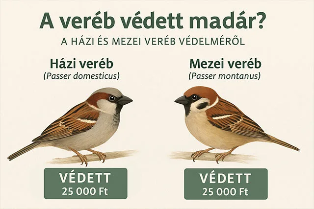 a veréb védett madár