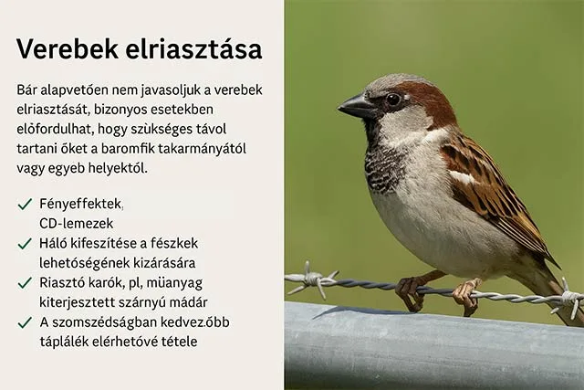verebek elriasztása