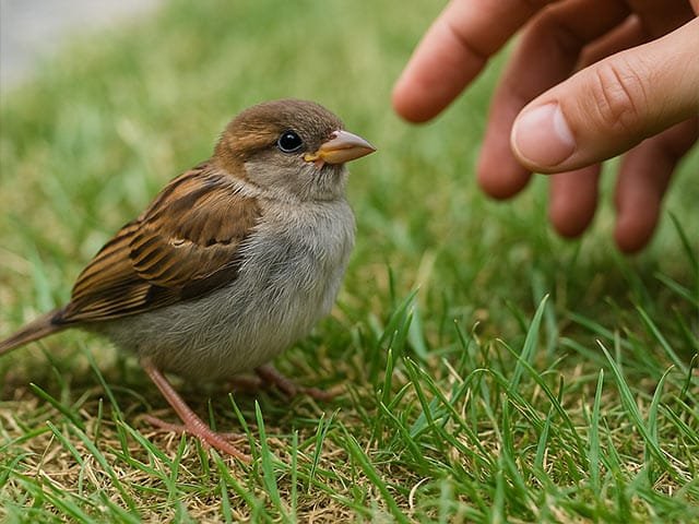 verébfióka mikor ne mentsd meg